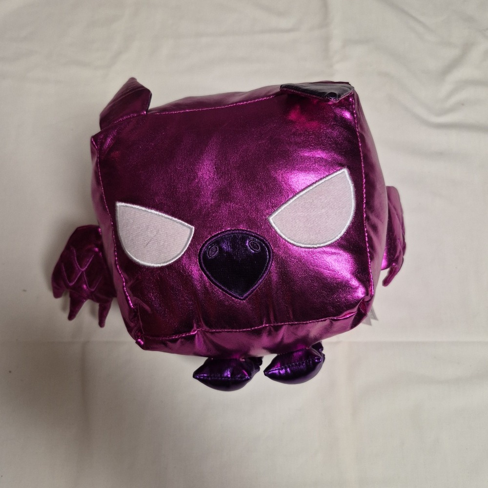 Pet Simulator Night Griffin Metallic Magenta Cube Plush Series 1 Roblox Toy